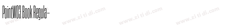 PointW03 Book Regula字体转换